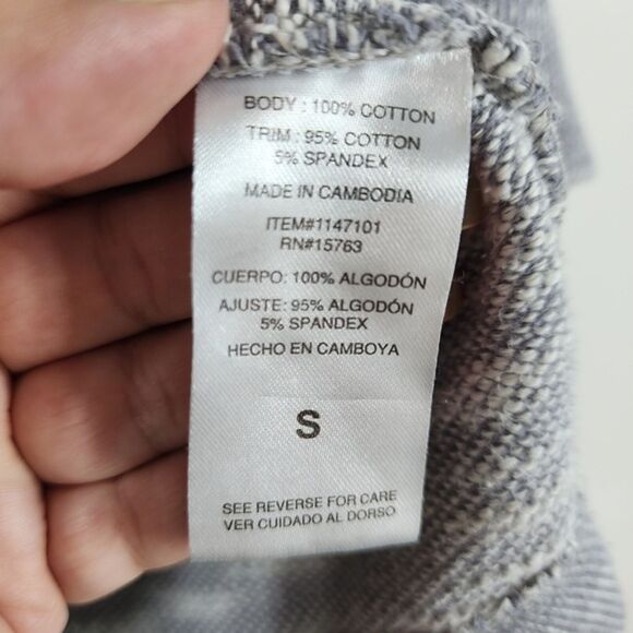 Heather Grey Champion Pullover Sweatshirt Size Small - Picture 3 of 6